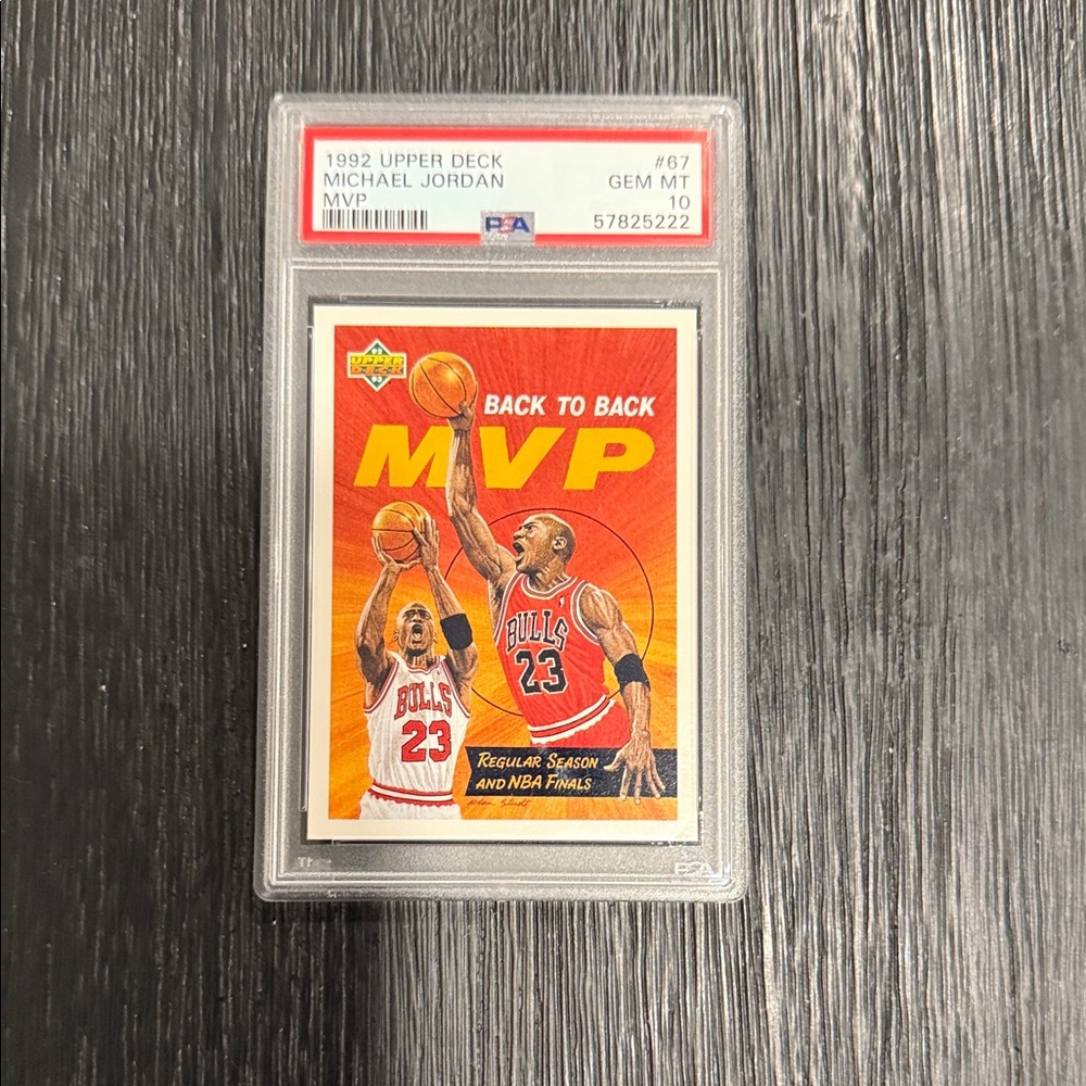 1992 Upper Deck PSA 10 Michael Jordan #67 Chicago Bulls